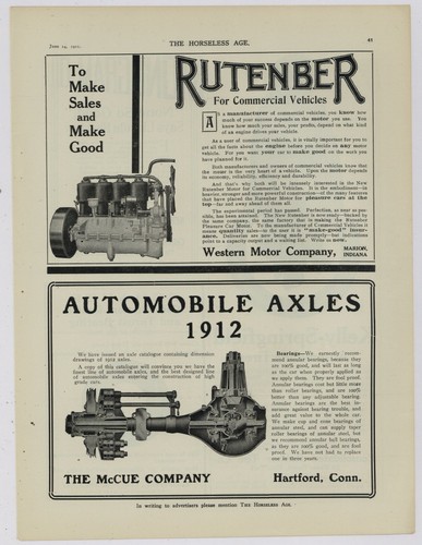 1911 western motor ad - western, co.