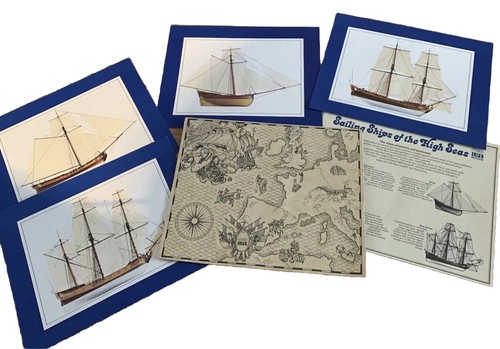 Prints sailing ships the - 4, of