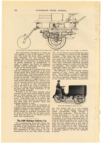1913 meyers motor tractor - meyers,