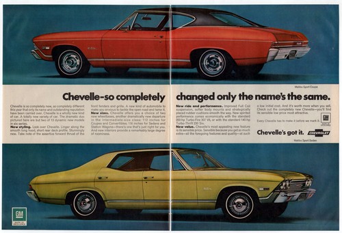 1968 chevrolet chevelle - 1968,