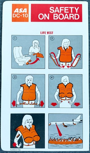 Safety card african safari - african,