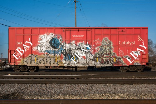 Train graffiti 9 matted - 6",
