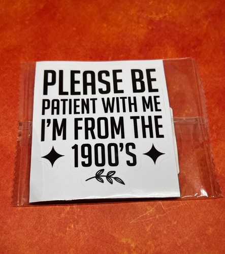 Please patient with - be, i'm