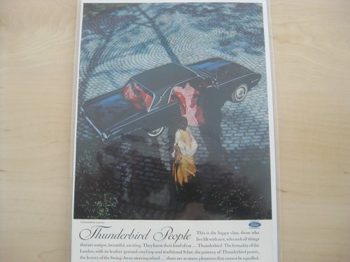 1962 thunderbird print - 1962,