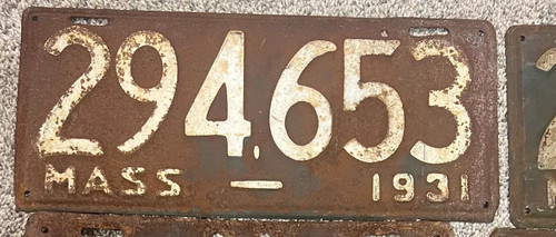 Vintage 1931 massachusetts - vintage,