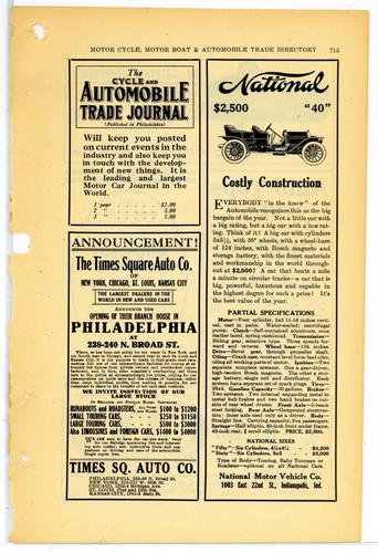 1910 national motor vehicle - national,