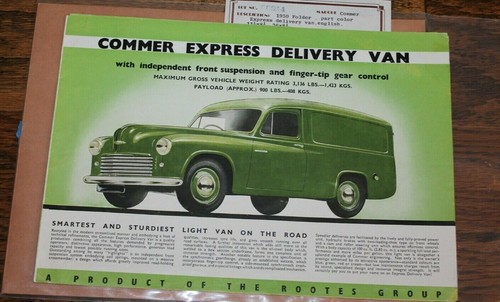 1950 sales folder - sales, brochure