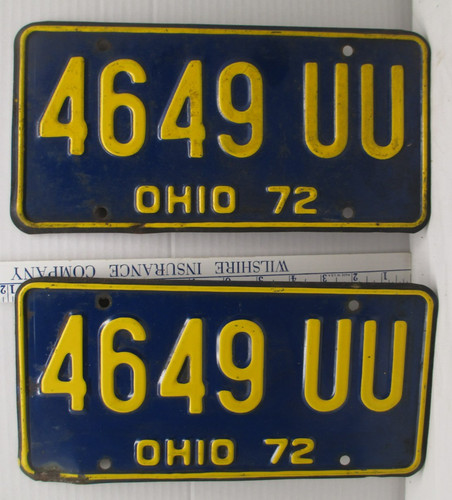 Vintage indiana license - vintage,
