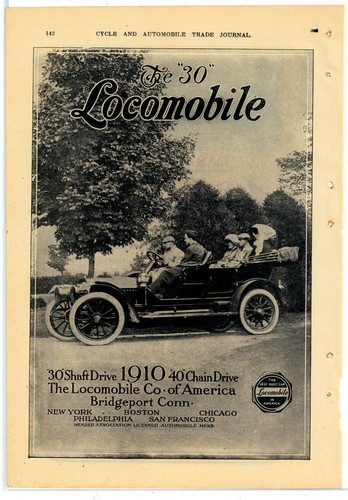 1910 locomobile motor cars - 1910,