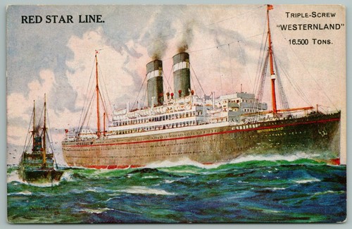 Red star line - red,