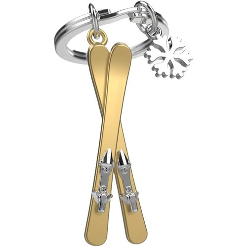 Metalmorphose ski keychain - ski, in