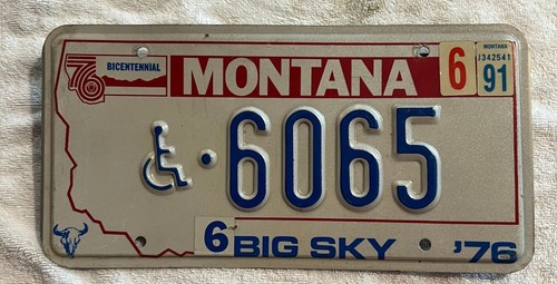 License plate montana - license,