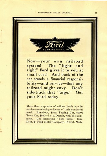 1913 ford motor company - company, ad