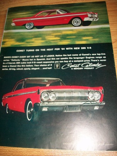 1964 mercury comet caliente - comet,