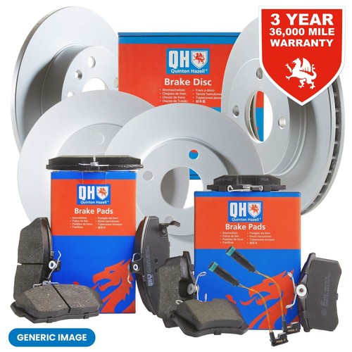 Front discs pair - front, pads