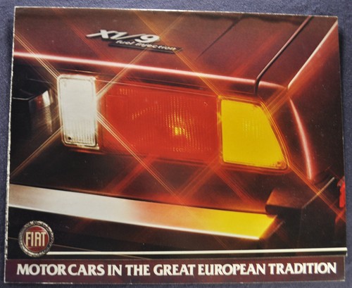1981 fiat coupe sales - 1981, x1/9