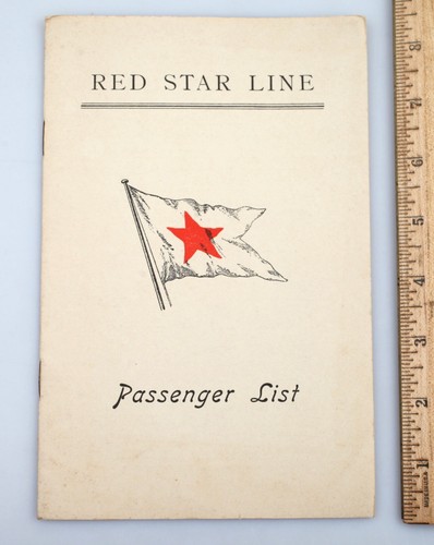 Vintage 1936 red star line - vintage,