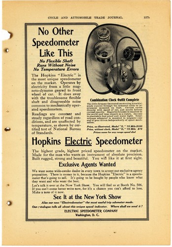 1911 electric speedometer - electric,