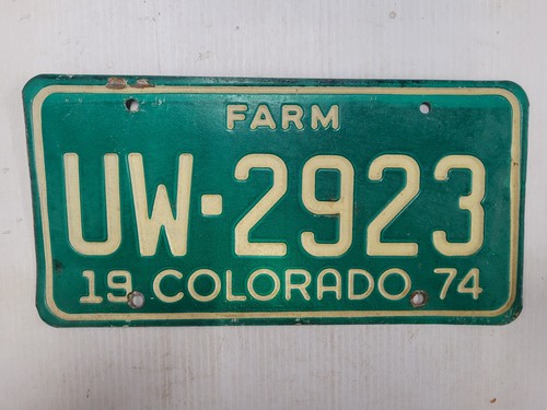 1974 colorado farm - , license