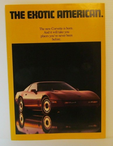 1984 chevy corvette brochure - 1984, /