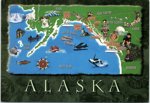 Vintage postcard alaska - vintage,