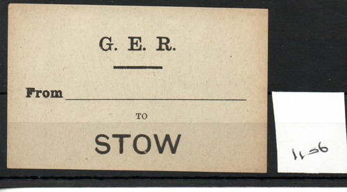Great eastern railway ger - great, railway.