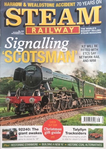 Back issue steam railway - back,