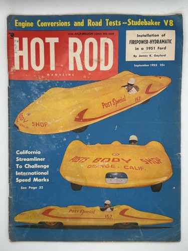Hot rod magazine september - hot,