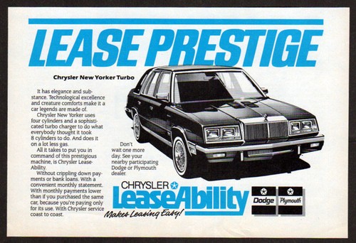 1985 chrysler new yorker turbo - chrysler,