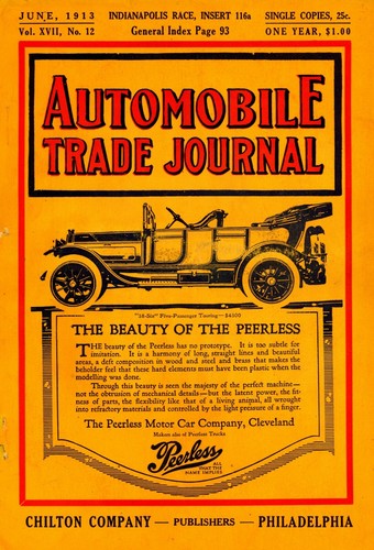 1913 peerless motor car - 1913,