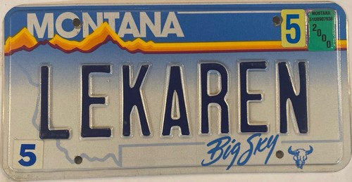 Vanity karen license plate - vanity,