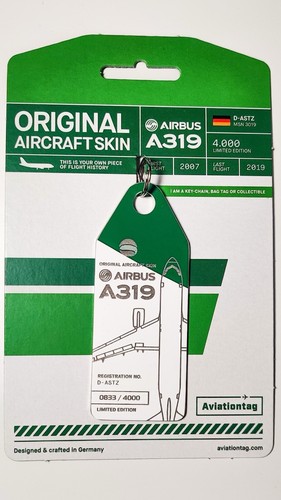 Aviationtag germania a319 - a319, dark